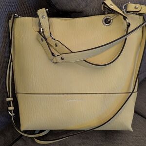 Calvin Klein Cream Tote Bag